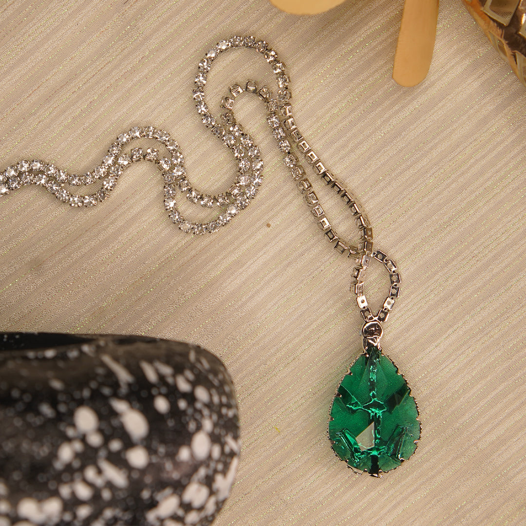 Birthstone Green Pendant Necklace