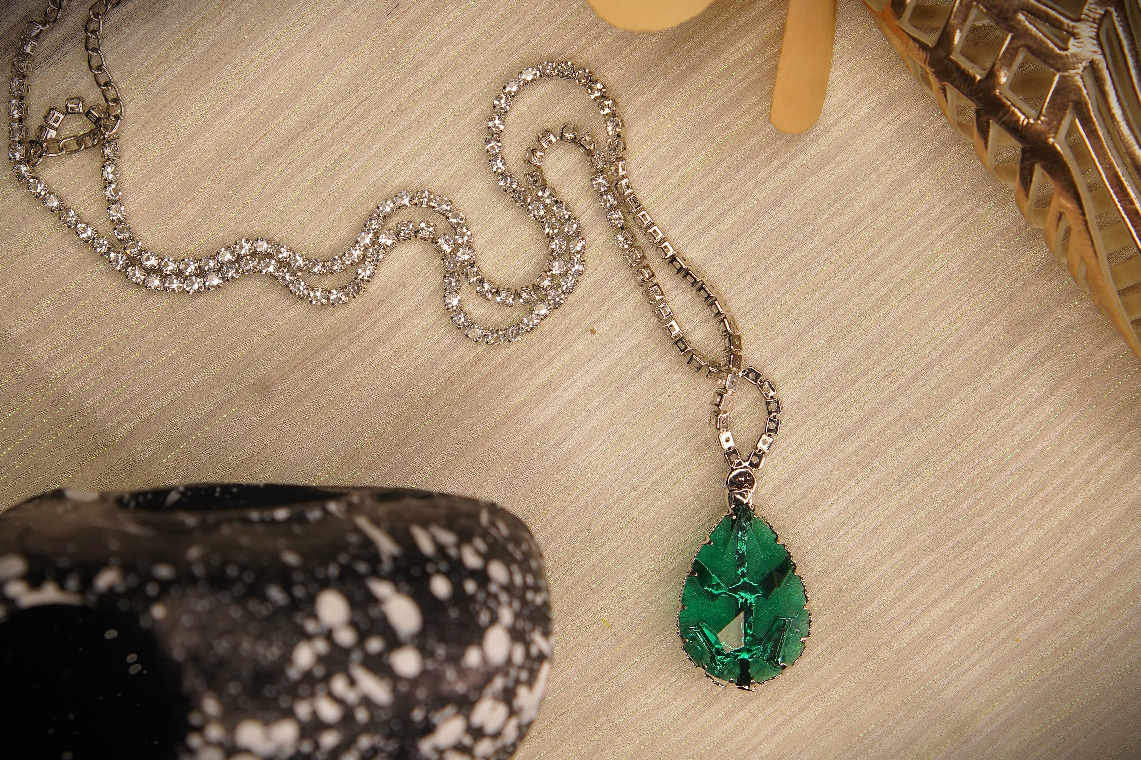 Birthstone Green Pendant Necklace
