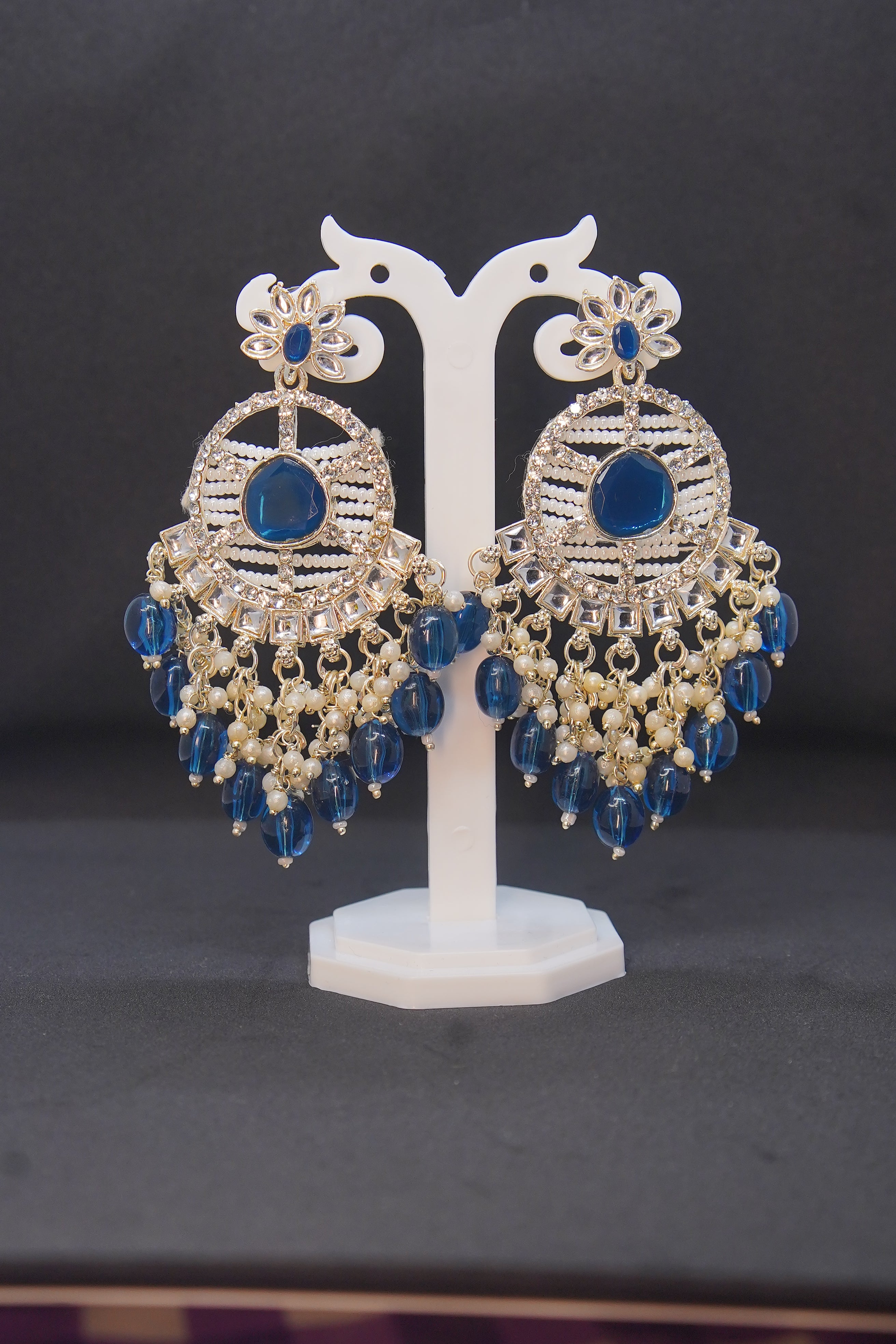 Sapphire Rain Chandbalis