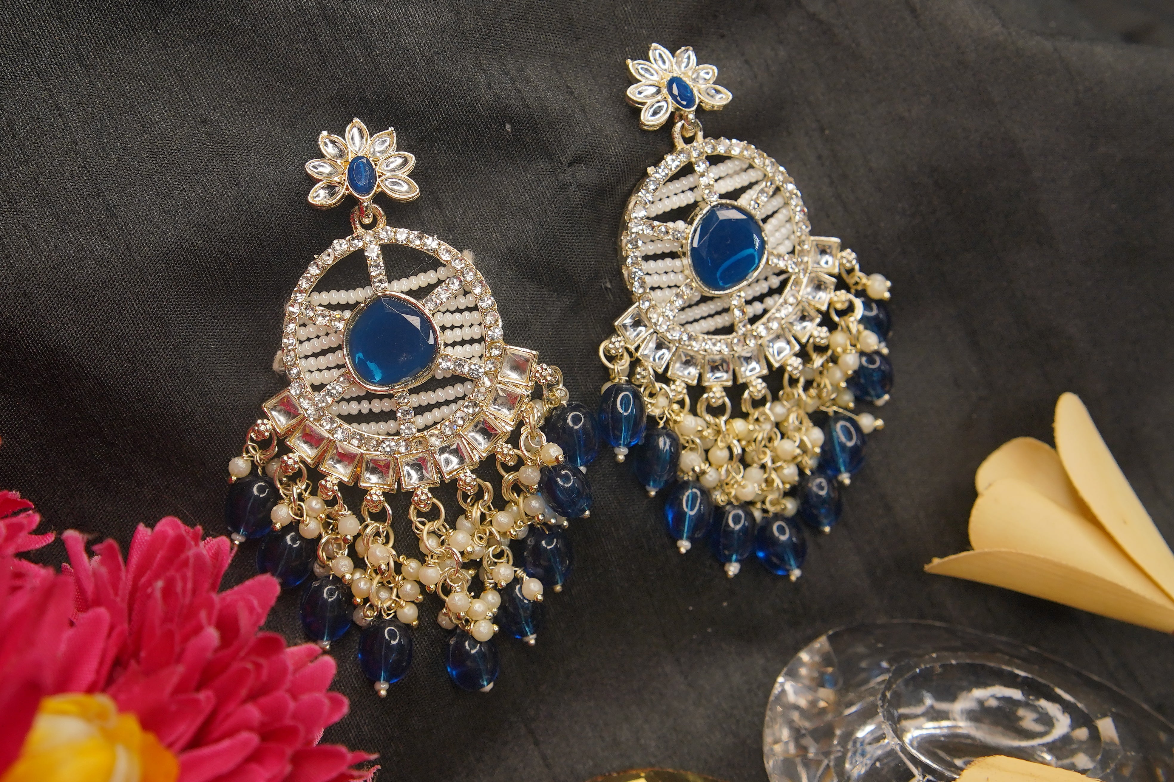 Sapphire Rain Chandbalis